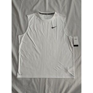 NEW NIKE Essential Hydroguard Swim Tank Top UPF 40+ NESSA585 Men's Size XLarge